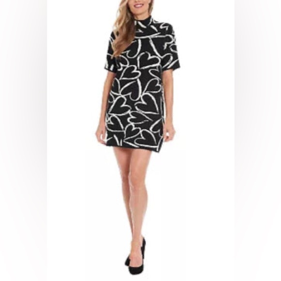 London Times Dresses & Skirts - London Times Black and White Knit Dress